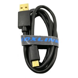 1m VOXLINK USB/microUSB kábel čierny