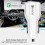Maclean Energy nabíjačka do auta QC 3.0 MCE478 B - biela Qualcomm Quick Charge QC 3.0 - 5V / 3A, 9V / 1,8A, 12V / 1,6A